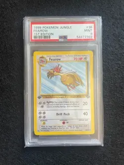 1999 Pokemon Jungle 1st Edition #36/64 Fearow PSA 9 MINT RARE - Image 1
