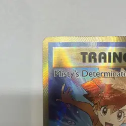 Pokemon Misty's Determination Ultra Rare Full Art Holo 108/108 Evolutions Gold - Image 5