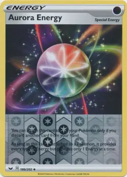 Pokemon - Aurora Energy - 186/202 - Uncommon - Reverse Holo - Sword & Shield - B - Image 1