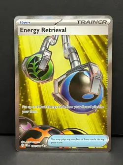 Energy Retrieval 108/086 Ultra Rare ME04: Chaos Rising Pokemon Near Mint - Image 1