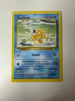 Magikarp 35/102 Uncommon Base Set Unlimited Pokemon Near Mint - Image 1