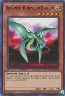 Yugioh! LP Different Dimension Dragon - DCR-EN015 - Super Rare - Unlimited 25th - Image 1
