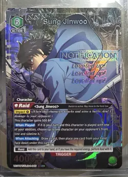 Union Arena Solo Leveling Sung Jinwoo SR* Alt Art UE17BT/SLG-1-049 Foil MINT!!! - Image 1
