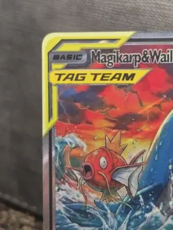 Magikarp & Wailord GX Tag team Textured hollo Custom fan art card - Image 5