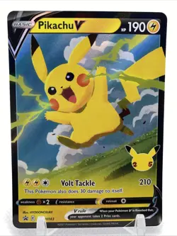Pikachu V SWSH143 SWSH: Sword & Shield Promo Cards Holo - Image 1