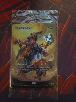 Warstorm Surge MARVEL MTG Promo P 001 Foil Aengers Sealed Card ONLY - Image 1