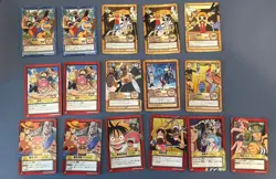 One Piece Carddass Hyper Battle Luffy Pirates 16 Card Lot Japan - Image 1