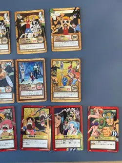 One Piece Carddass Hyper Battle Luffy Pirates 16 Card Lot Japan - Image 3