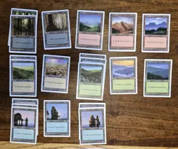 MAGIC THE GATHERING 5TH EDITION BASIC LANDS X20 1997 VTG MTG CARD #440 - Image 1