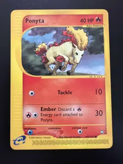 POKEMON AQUAPOLIS PONYTA CARD 102/147 - Image 1