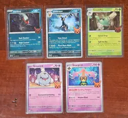 Nintendo Pokemon TCG 5-Card Cosmos Holo Lot Darkrai Umbreon +3 (2023) - Image 1