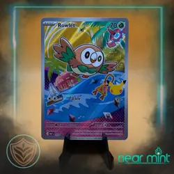Rowlet MEP 043 Mega Evolution Black Star Promo Pokemon TCG Card NM - Image 1