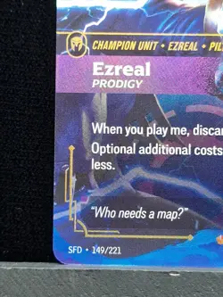 Ezreal Prodigy SFD-149/221 Epic Riftbound Spiritforged TCG Card Eng Near Mint - Image 4
