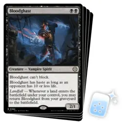 BLOODGHAST X4 The Lost Caverns Of Ixalan: Commander Magic MTG MINT CARD - Image 1