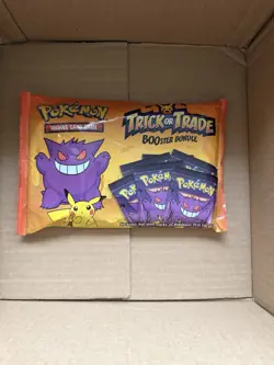 2022 Pokemon BOOster Bundle Trick Or Trade 40 Packs Halloween 120 Cards TCG - Image 1