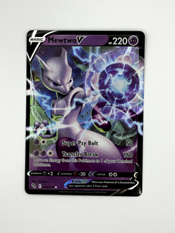 Mewtwo V - 030/078 - Ultra Rare Pokemon GO - Pokemon Card - NM - Image 1