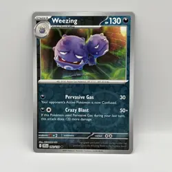 092/159 WEEZING | REVERSE HOLO | JOURNEY TOGETHER POKEMON CARD - Image 1