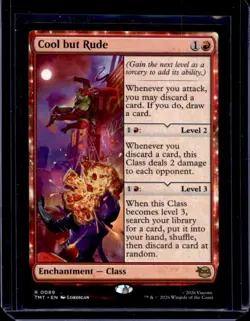 Cool but Rude 0089 Rare Teenage Mutant Ninja Turtles Magic: The Gathering NM - Image 1