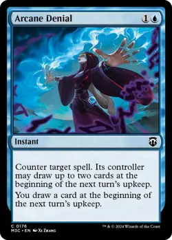 Arcane Denial - MTG Commander Modern Horizons 3 M3C MH3 - Near Mint Counterspell - Image 1