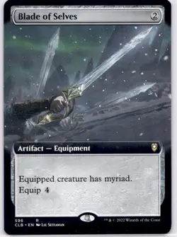 Blade of Selves CLB #596 Battle for Baldur's Gate Magic: The Gathering NM - Image 1