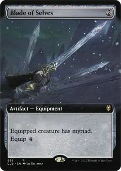 Blade of Selves CLB #596 Battle for Baldur's Gate Magic: The Gathering NM - Image 3