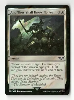 And They Shall Know No Fear (Surge Foil) Universes Beyond: Warhammer 40,000 #9 - Image 1