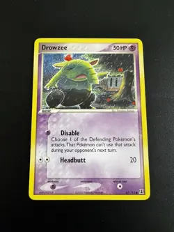 Pokemon TCG Drowzee 67/113 Delta Species Common LP - Image 1