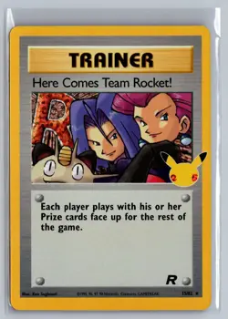 Here Comes Team Rocket! 15/82 Holo Celebrations: Classic Collection Pokemon NM - Image 1