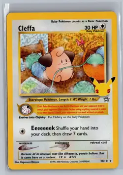 Cleffa 20/111 Classic Collection Celebrations: Classic Collection Pokemon NM - Image 1