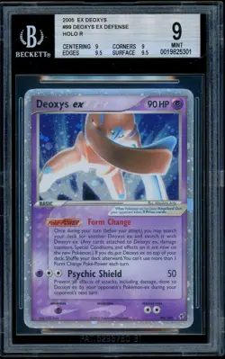 Pokemon EX DEOXYS - #99/107 Deoxys ex - Ultra Rare Holo - ENG - BGS 9 MINT - Image 1