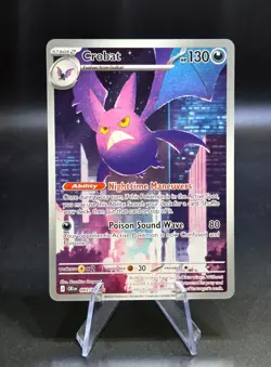 Pokemon Crobat IR Illustration Rare 093/086 Chaos Rising English NM in Hand - Image 1