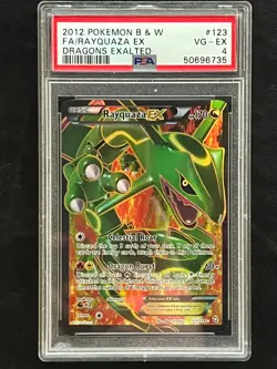 Pokemon Rayquaza EX Full Art - Dragons Exalted - 123/124 - PSA 4 - Image 1