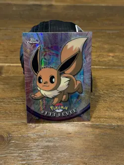 2000 Topps Chrome Pokemon T.V. Series 2 Eevee #133 card - Image 1