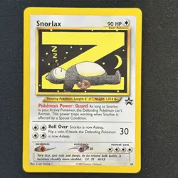 Snorlax Sleeping - #49 - WOTC Black Star Promo Pokemon League 2002 - Image 1