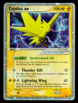 Pokemon TCG Zapdos ex Holo Black Star Promo #033 2005 - Image 1