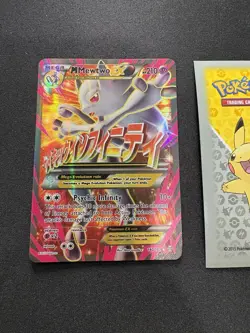 Pokemon M Mewtwo EX Full Art 160/162 BREAKthrough Ultra Rare Holo 018💎NM LP +💎 - Image 1