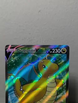 Dragonite V (Full Art) Holo Ultra Rare Pokemon GO 076/078 NM - Image 2