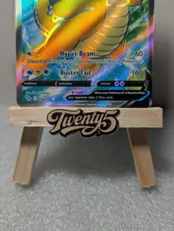 Dragonite V (Full Art) Holo Ultra Rare Pokemon GO 076/078 NM - Image 3