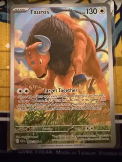 Pokemon Tauros 096/086 - ME04: Chaos Rising Illustration Rare Near Mint - Image 1