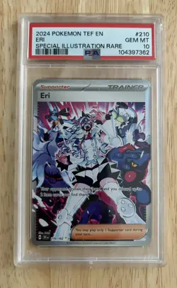 Pokemon TCG Eri 210/162 Temporal Forces SIR Holo PSA 10 ENG 2024 - Image 1