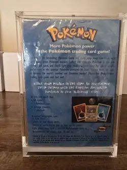 1999 Pokemon Blackout Theme Deck Sealed WOTC Factory Sealed Box w/ Acrylic - Image 2