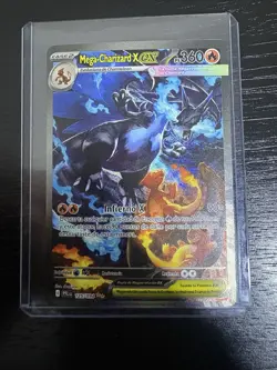 Pokemon TCG Mega-Charizard X EX 125/094 Ultra Rare Holo SPANISH 360 HP - Image 3