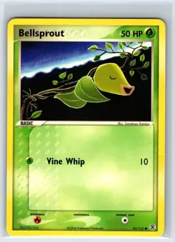 Bellsprout 53/112 - Komiya - Common FireRed & LeafGreen Pokemon Lightly Played - Image 1