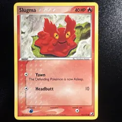 Pokemon TCG | Slugma 73/115 | NM Near Mint | EX Unseen Forces | Tomokazu Komiya - Image 1