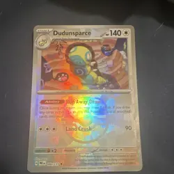 The Pokemon Company Dudunsparce 080/131 Sv Prismatic Evolutions Master Ball Holo - Image 1