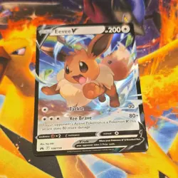 Pokemon TCG Eevee V 108/159 Crown Zenith Holo Ultra Rare 200 HP Eng - Image 1