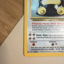 Pokemon Snorlax 11/64 Jungle Holo LP - Image 2