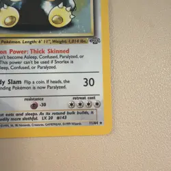 Pokemon Snorlax 11/64 Jungle Holo LP - Image 3