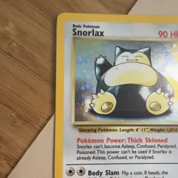 Pokemon Snorlax 11/64 Jungle Holo LP - Image 5