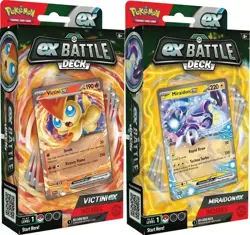 Pokemon Victini ex and Miraidon ex Battle Decks - Image 1